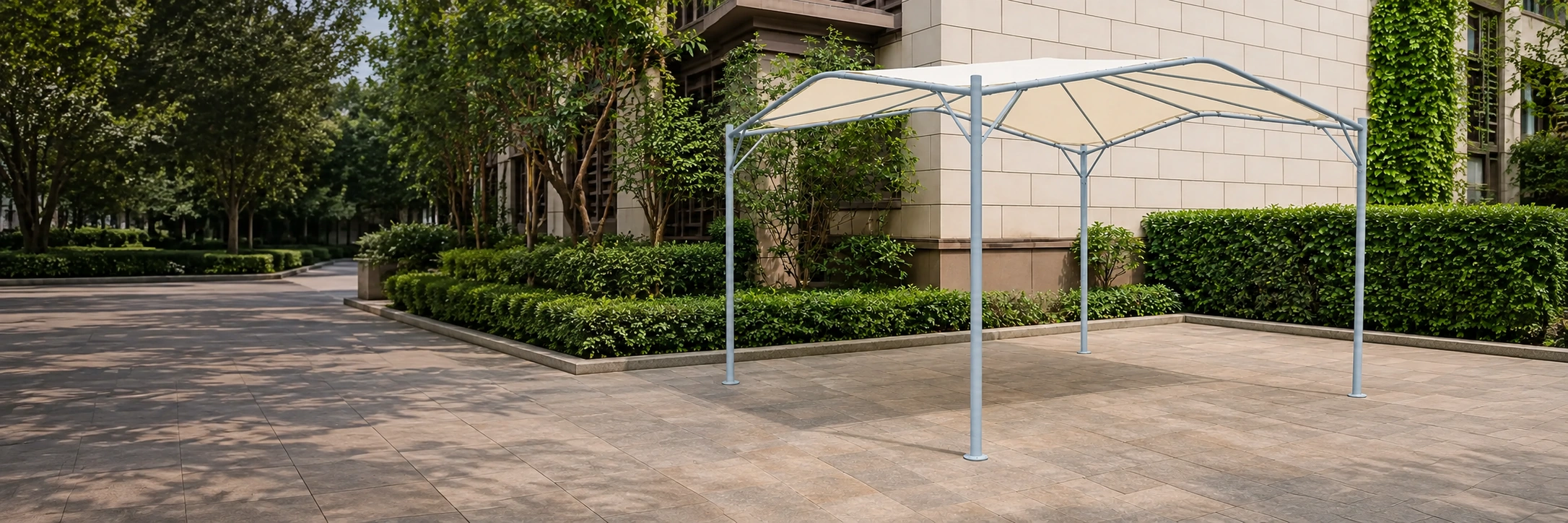Carports in an outdoor setting