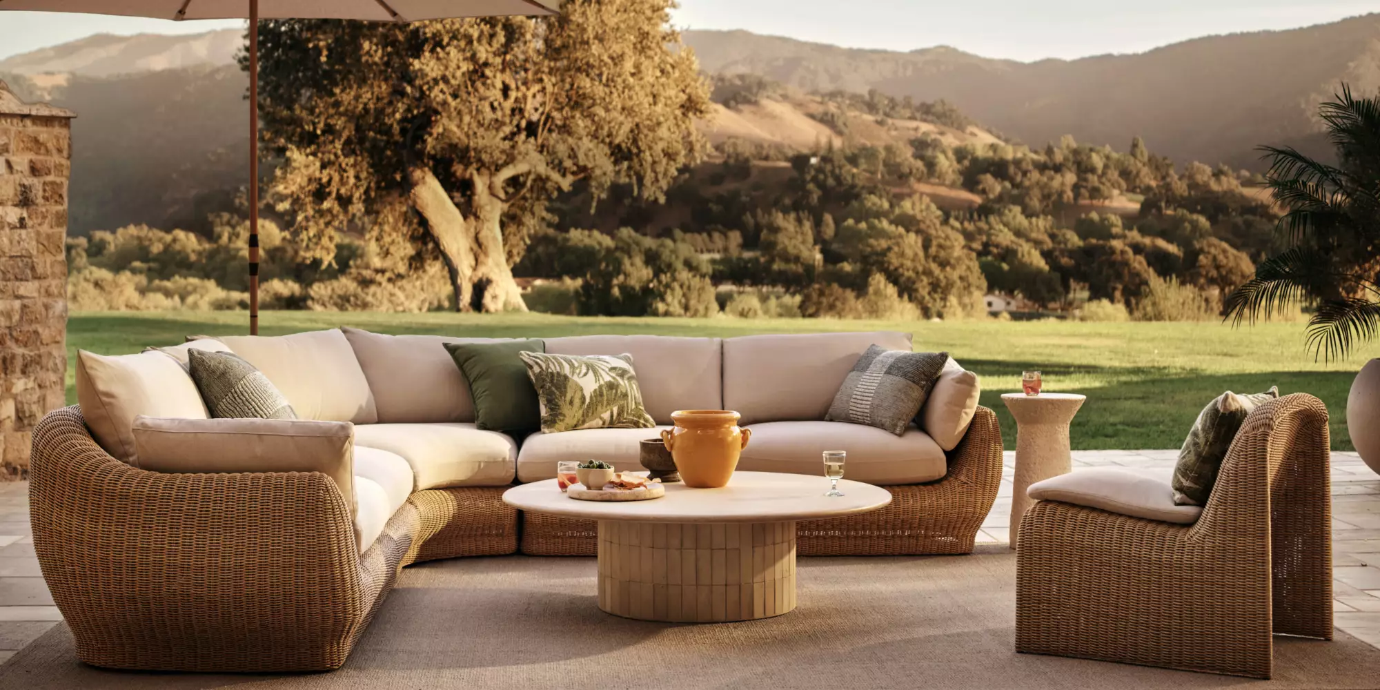 Modern Villa Collection — full terrace installation