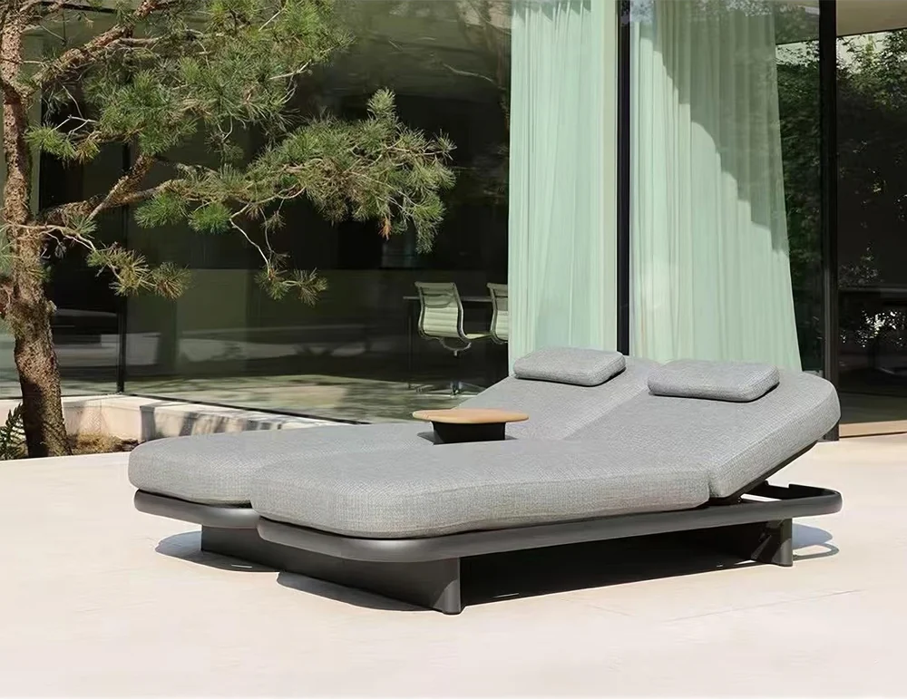 Mesa Sling Chaise Lounger, pair
