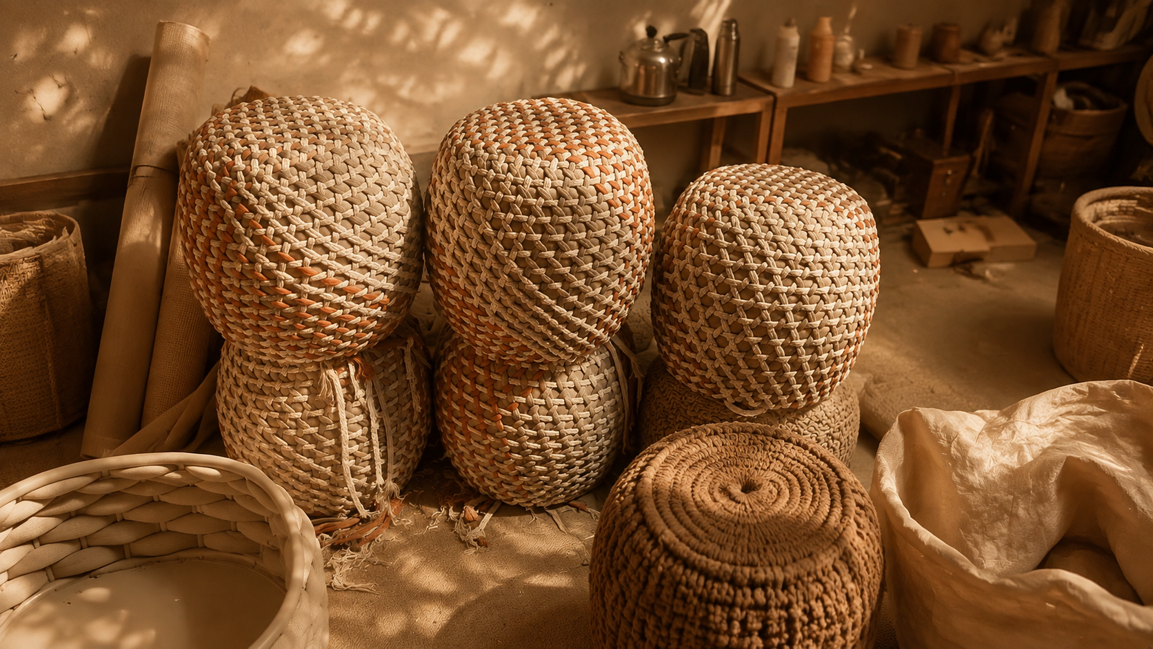 HDPE all-weather wicker weave