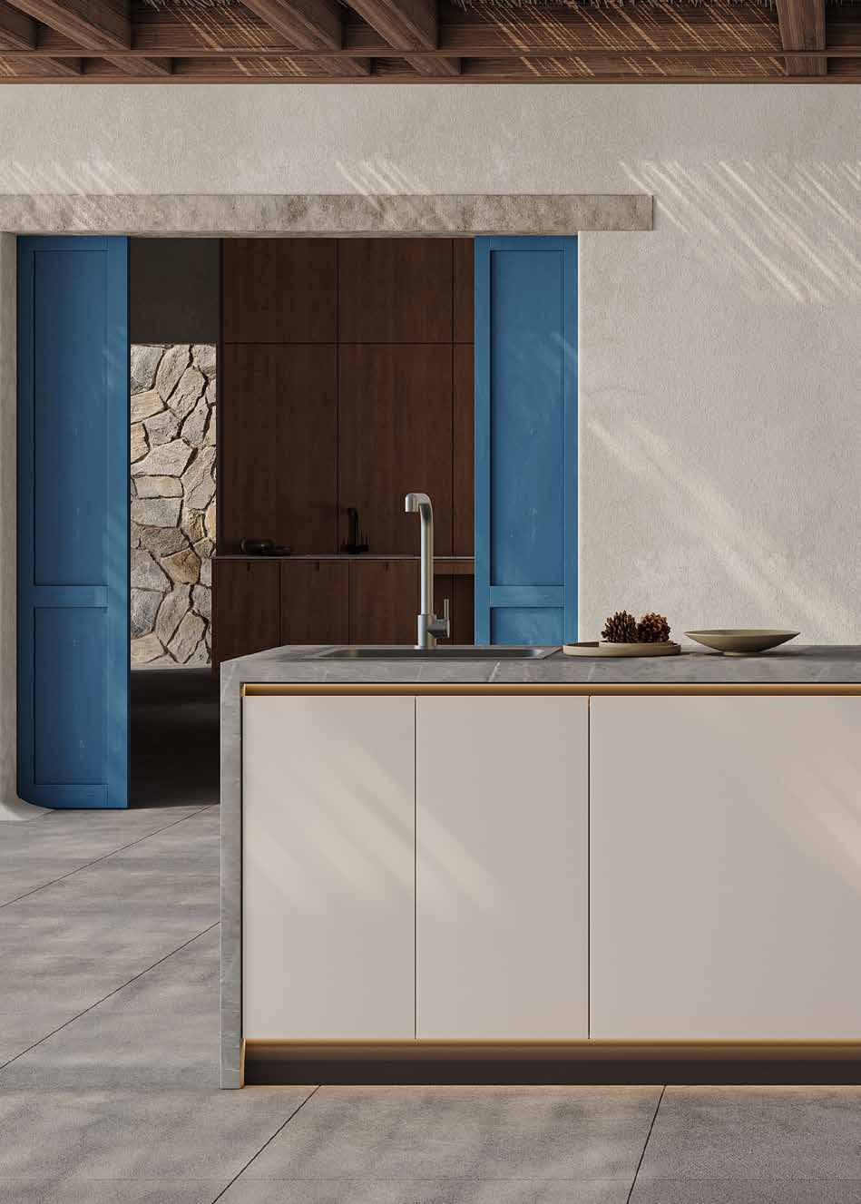 Sintered stone dining table top
