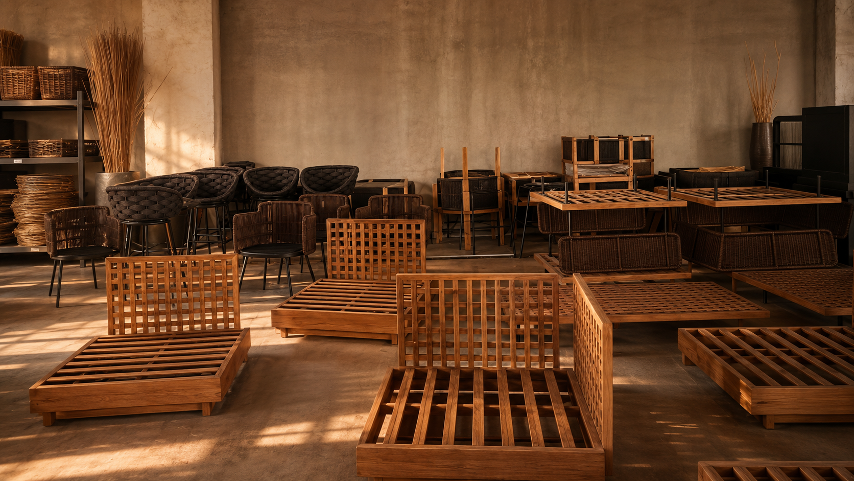 FSC-certified teak wood swatches