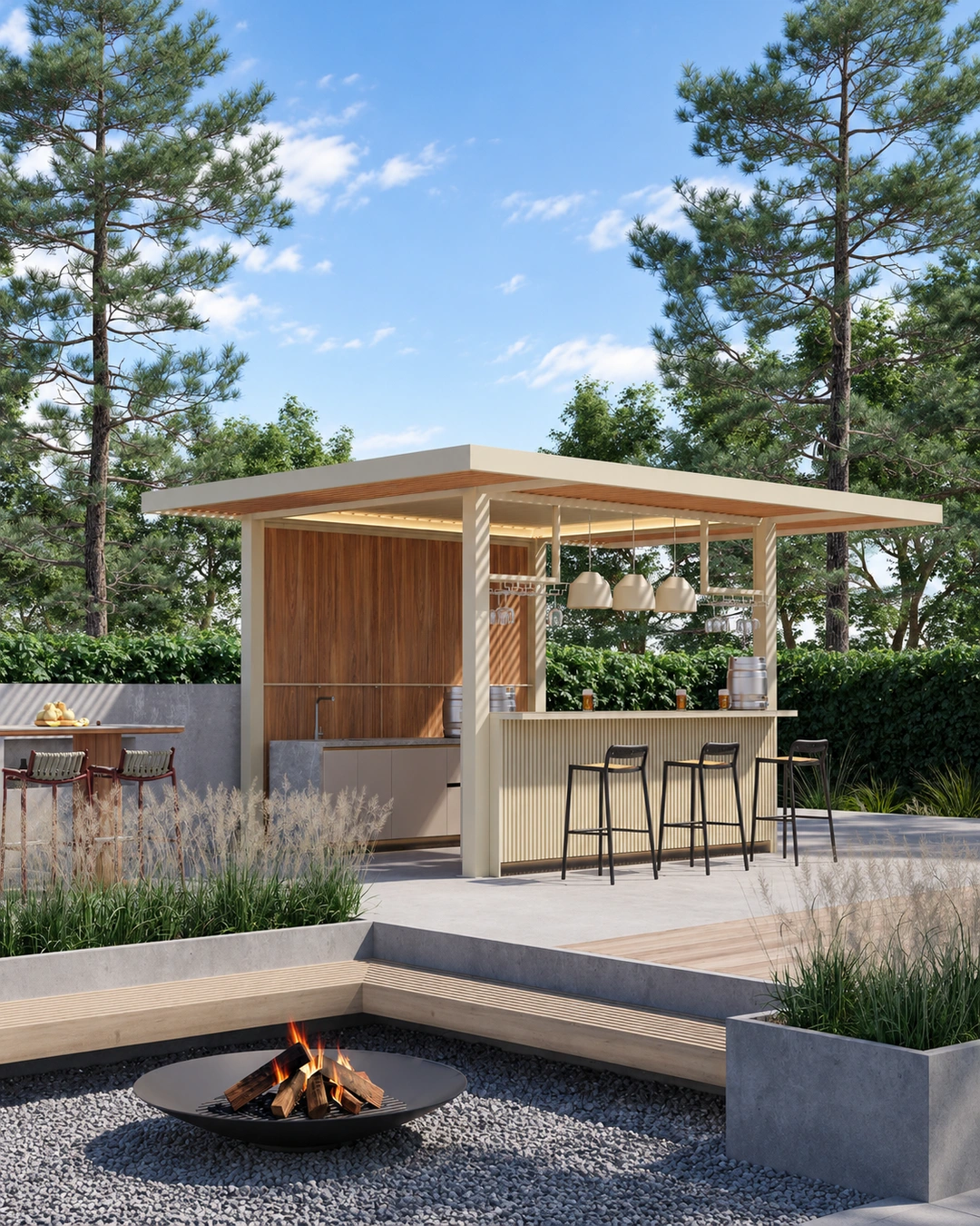 Outdoor Pergolas setting
