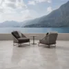 Outdoor Conversation Set — Black 01, shown in a styled outdoor setting