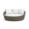 Outdoor Daybed — Brown 01, front three-quarter product view