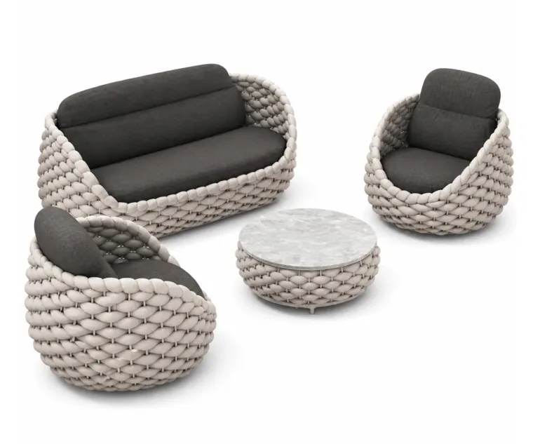 Outdoor Conversation Set — Multi-color 01, front three-quarter product view