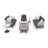 Outdoor Conversation Set — Gray 02, front three-quarter product view