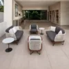 Outdoor Conversation Set — Gray 02, shown in a styled outdoor setting