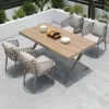 Outdoor Dining Set — Multi-color 02, shown in a styled outdoor setting