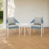 Chaise Lounge — Gray 01, shown in a styled outdoor setting