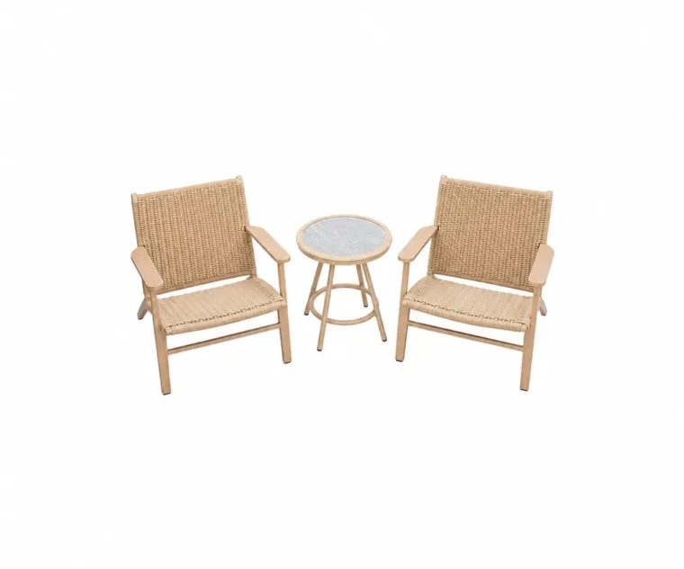 Chaise Lounge — Natural 01, front three-quarter product view