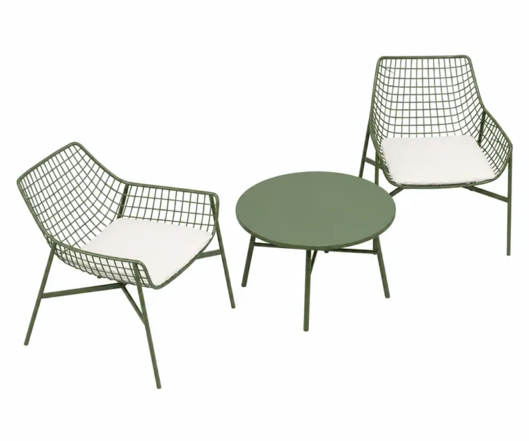 Chaise Lounge — Green 02, front three-quarter product view