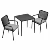 Chaise Lounge — Black 01, front three-quarter product view