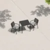Chaise Lounge — Black 01, shown in a styled outdoor setting