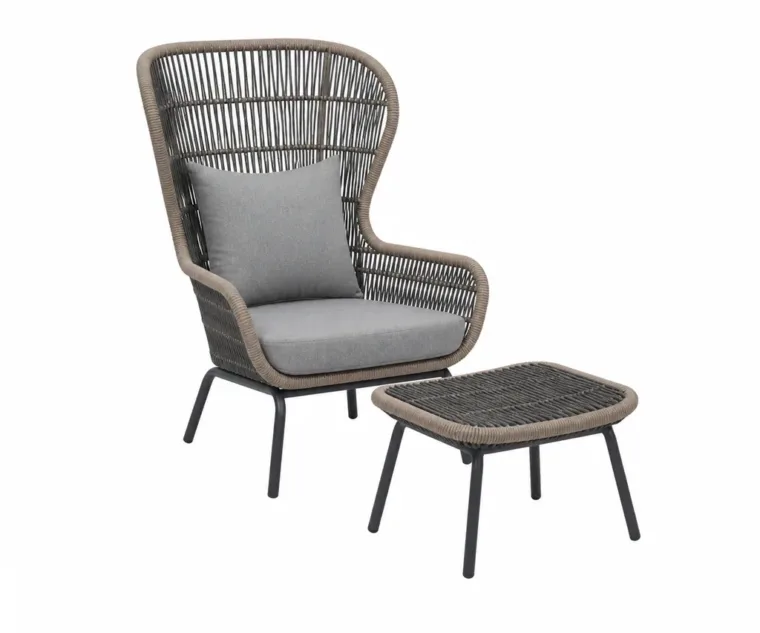 Chaise Lounge — Gray 02, front three-quarter product view