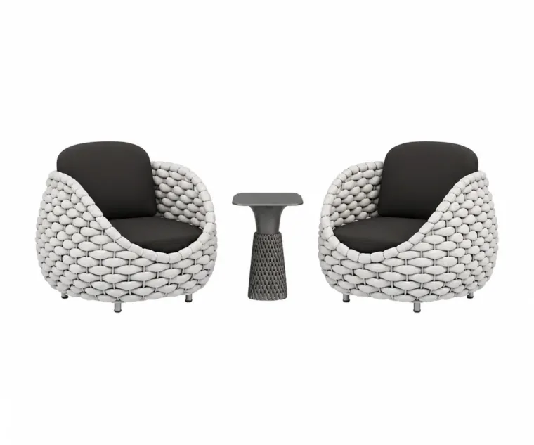 Chaise Lounge — Gray 03, front three-quarter product view