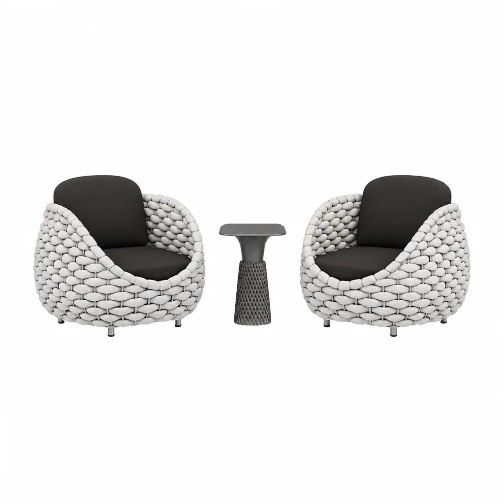 Chaise Lounge — Gray 03, front three-quarter product view
