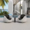 Chaise Lounge — Gray 03, shown in a styled outdoor setting