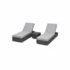 Outdoor Conversation Set — Gray 03, front three-quarter product view