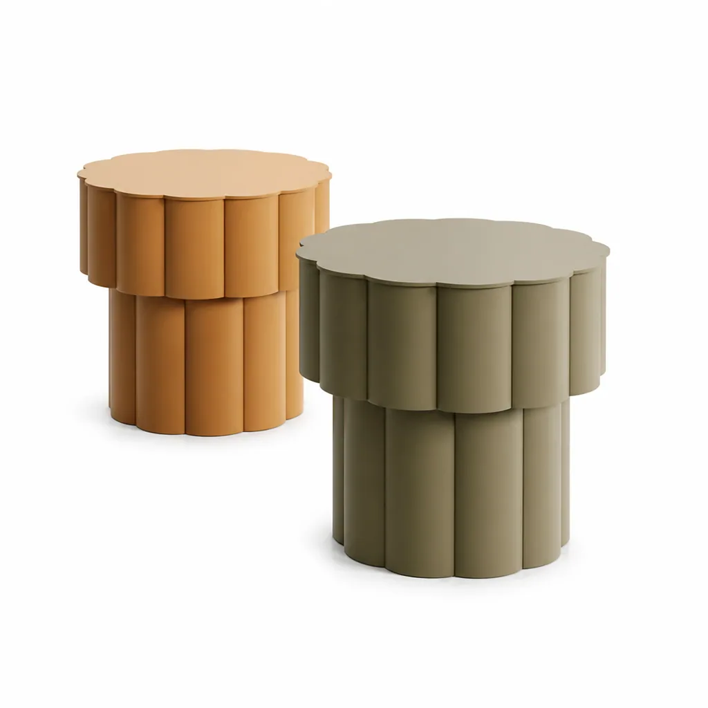 Outdoor Coffee Table — Multi-color 02, front three-quarter product view