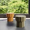 Outdoor Coffee Table — Multi-color 02, shown in a styled outdoor setting
