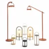 Outdoor Portable Lamp — Beige 01, front three-quarter product view