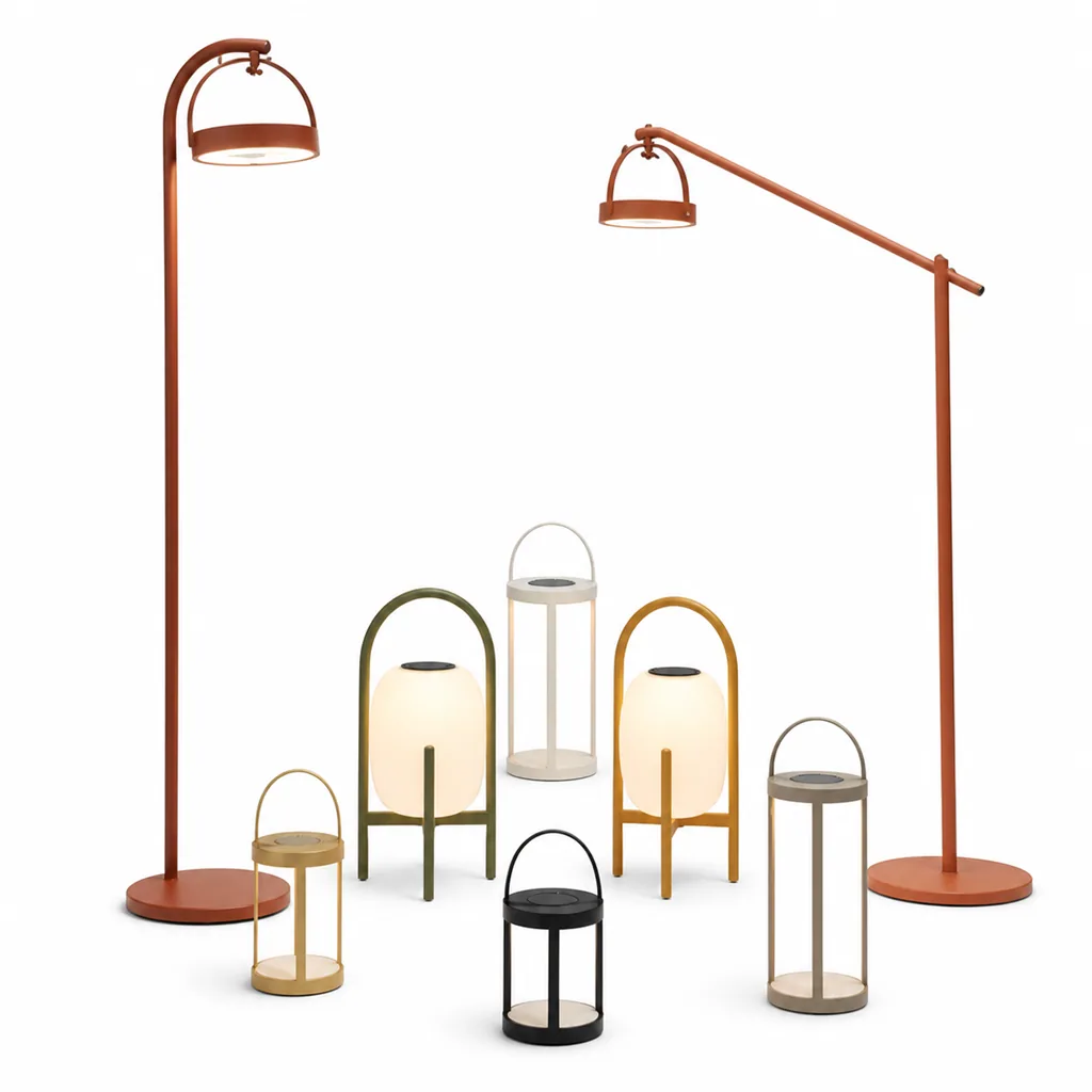 Outdoor Portable Lamp — Beige 01