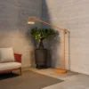 Outdoor Portable Lamp — Natural 01, shown in a styled outdoor setting