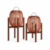 Outdoor Portable Lamp — Red 01, front three-quarter product view