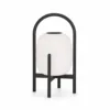 Outdoor Portable Lamp — Black 05, front three-quarter product view