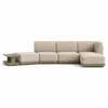 Outdoor Modular Sofa Set — Beige 01, front three-quarter product view