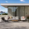 Outdoor Modular Sofa Set — Gray 01, shown in a styled outdoor setting