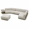 Outdoor Modular Sofa Set — Gray 03, front three-quarter product view