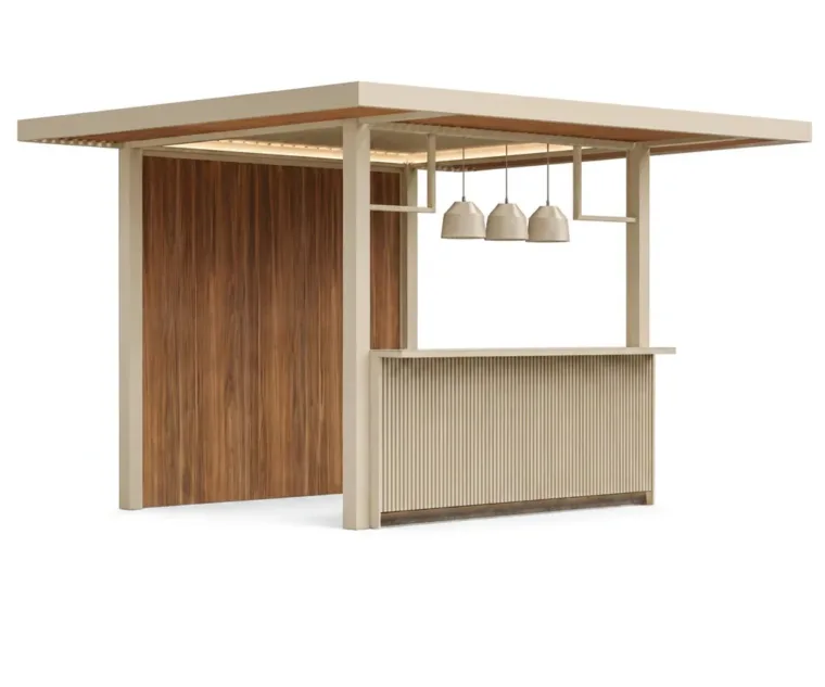 Pergola — Beige 01, front three-quarter product view