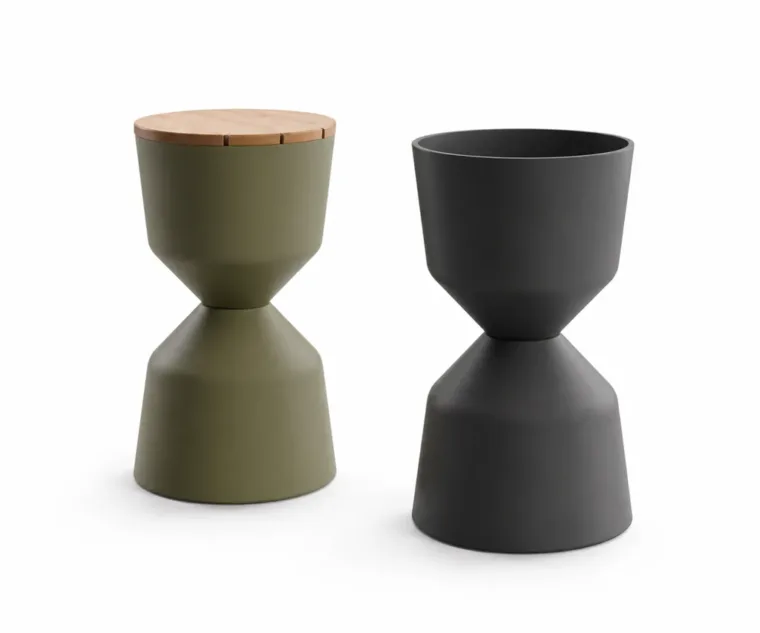 Outdoor Planter — Multi-color 01, front three-quarter product view