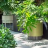 Outdoor Planter — Multi-color 03, shown in a styled outdoor setting