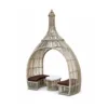 Outdoor Dining Cabana — Beige 01, front three-quarter product view