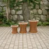 Outdoor Planter — Brown 01, shown in a styled outdoor setting