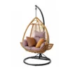 Hanging Egg Chair — Multi-color 01, front three-quarter product view