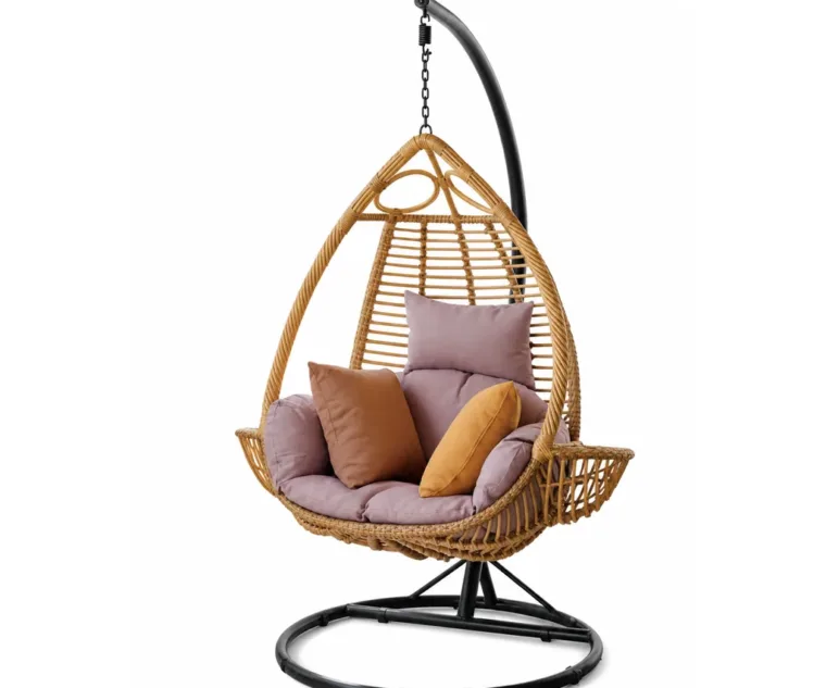 Hanging Egg Chair — Multi-color 01, front three-quarter product view