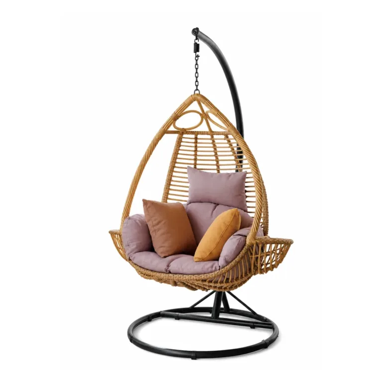 Hanging Egg Chair — Multi-color 01, front three-quarter product view