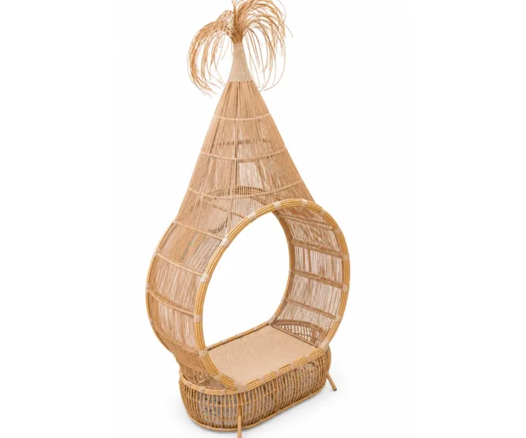 Hanging Egg Chair — Natural 01, front three-quarter product view