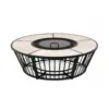 Outdoor Fire Pit Table — Black 01, front three-quarter product view