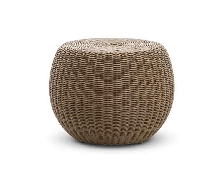 Outdoor Side Table — Brown 01, front three-quarter product view