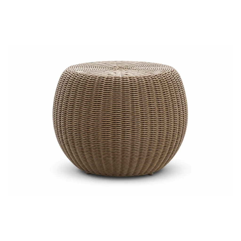 Outdoor Side Table — Brown 01, front three-quarter product view