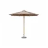 Cantilever Umbrella — Brown 01, front three-quarter product view