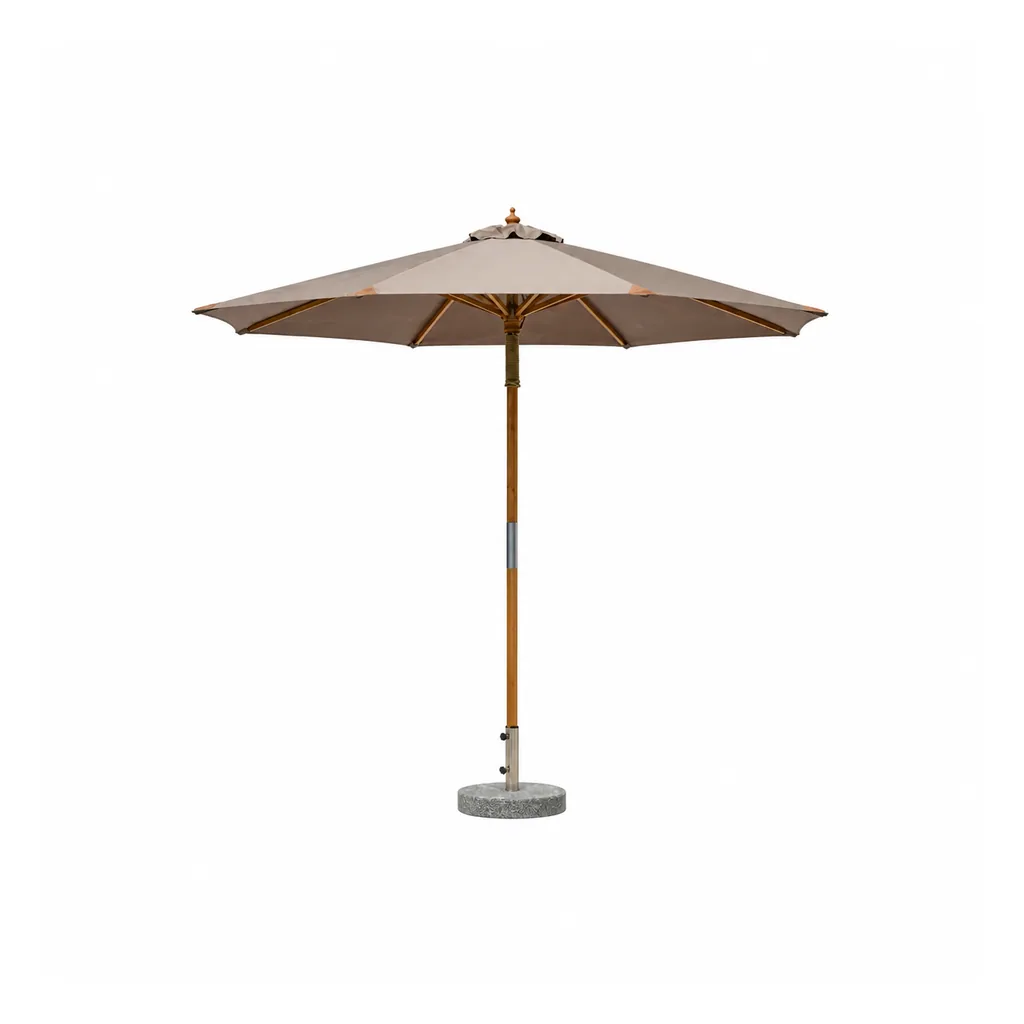 Cantilever Umbrella — Brown 01, front three-quarter product view
